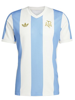 Argentina 50th anniversary jersey soccer uniform men's football kit tops sport shirt 2024-2025